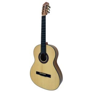 C320.201F Guitarra de iniciación valida para Clasico y Flamenco, con golpeador incluido sin instalar