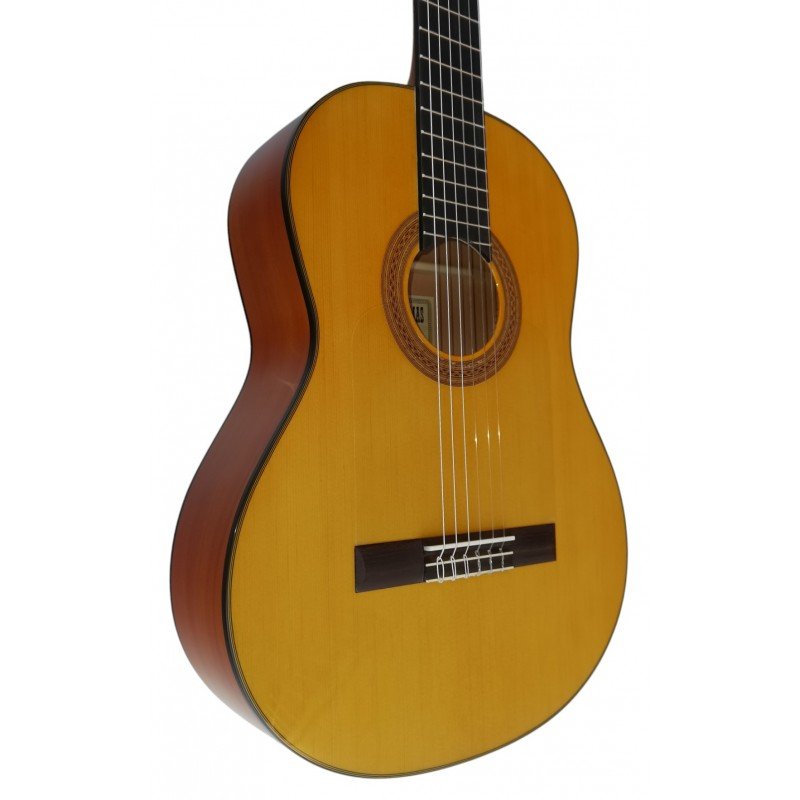 C320.301F Guitarra Flamenca Acabado Ambar con golpeador instalado - Imagen 2